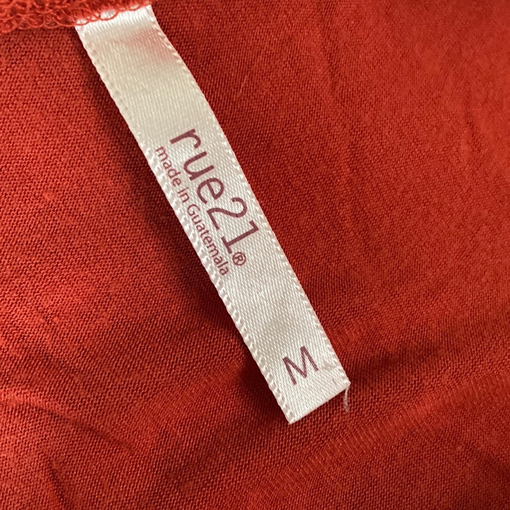 MUST BUNDLE: Rue21 | Women’s Blood Orange Halter Top - Picture 4 of 7